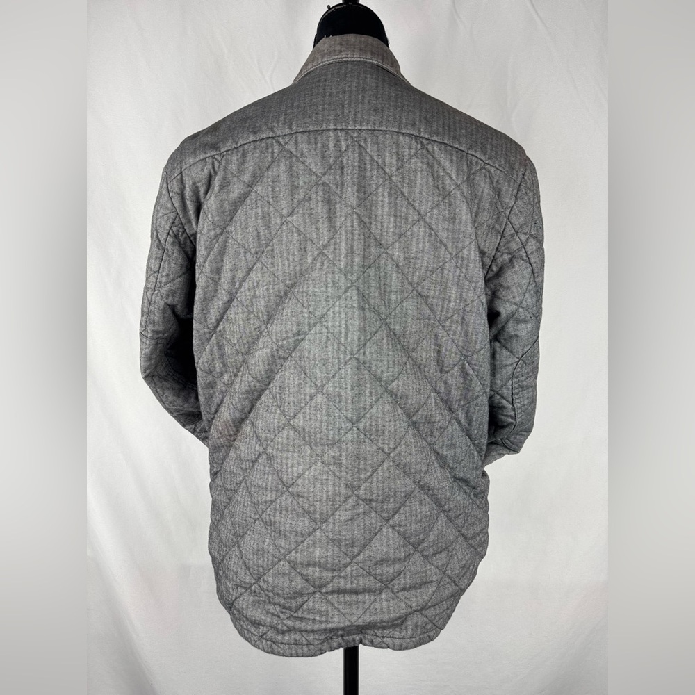 Banana Republic Quilted Lightweight Shirt Jacket in Gray - Picture 5 of 8